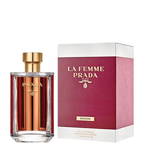 prada le femme intense|prada la femme l'eau.